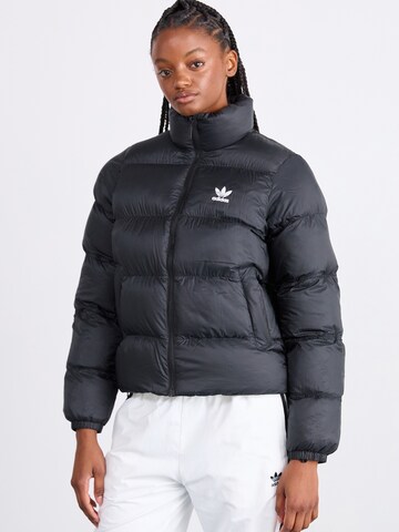 Giacca di mezza stagione 'Adicolor' di ADIDAS ORIGINALS in nero: frontale