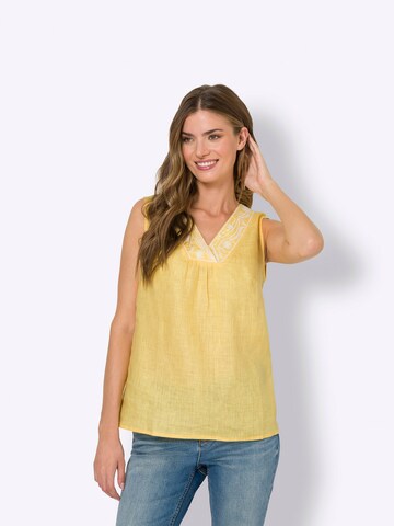 heine Bluse i gul: forside