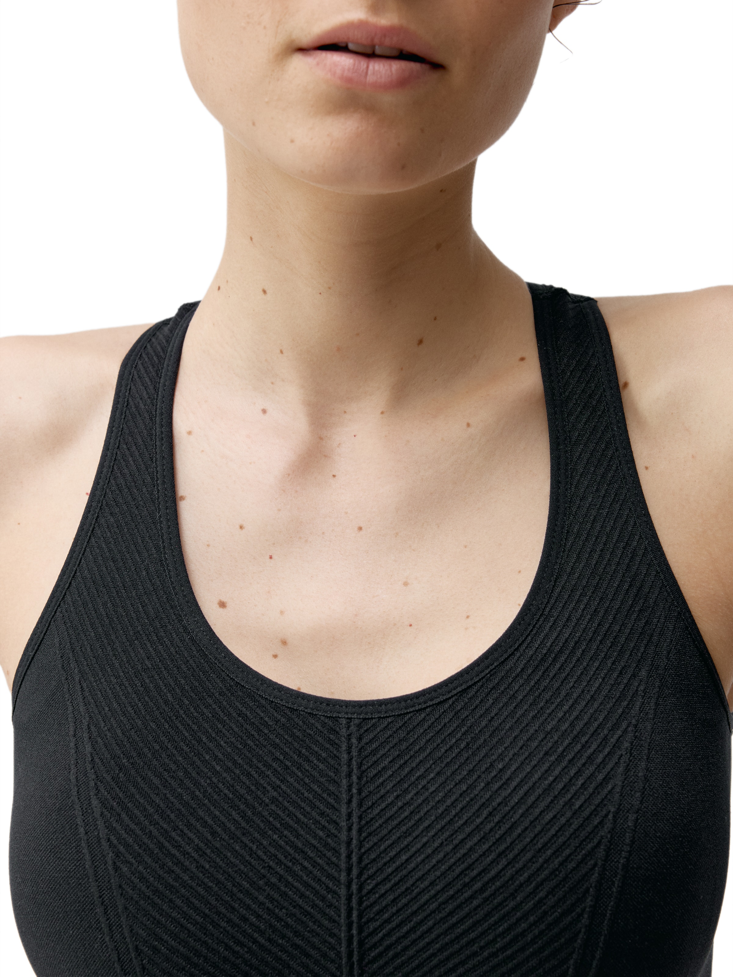 Born Living Yoga Sporttop ' Soma ' in Zwart