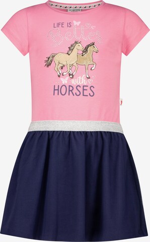 SALT AND PEPPER Dress 'Dream Horse' in Pink: front