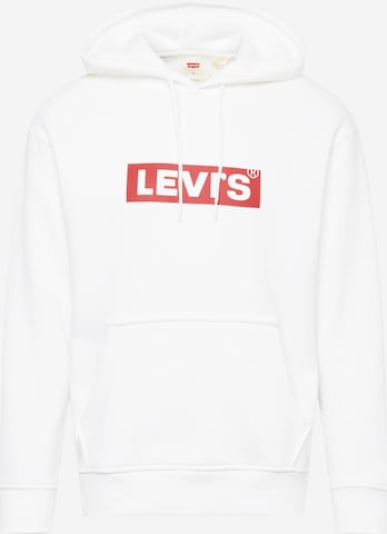 LEVI'S ® Sweatshirt 'T3 Relaxd Graphic Hoodie' in White: front