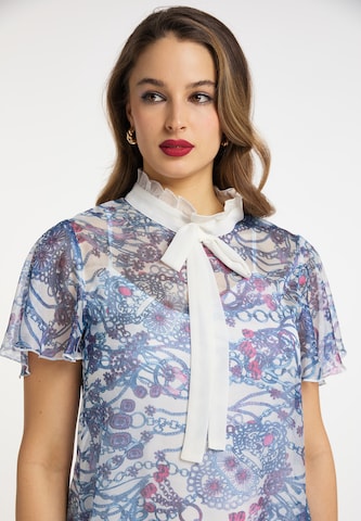 Robe-chemise faina en bleu