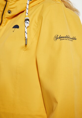 Manteau fonctionnel Schmuddelwedda en jaune