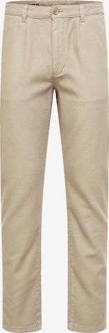 Effilé Pantalon chino 'Jax' SELECTED HOMME en beige : devant