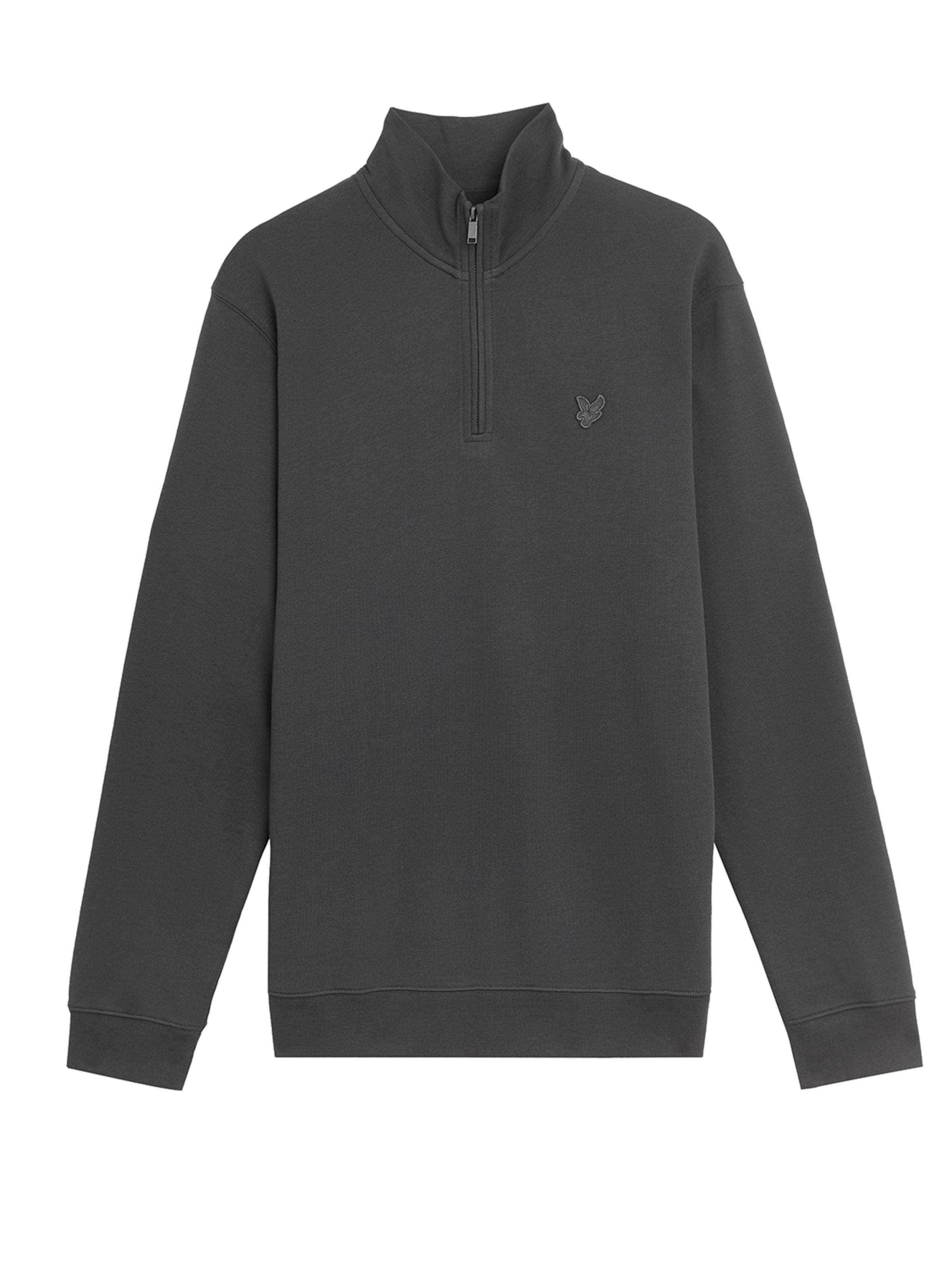 Lyle & Scott Sweatshirt in Grijs: voorkant