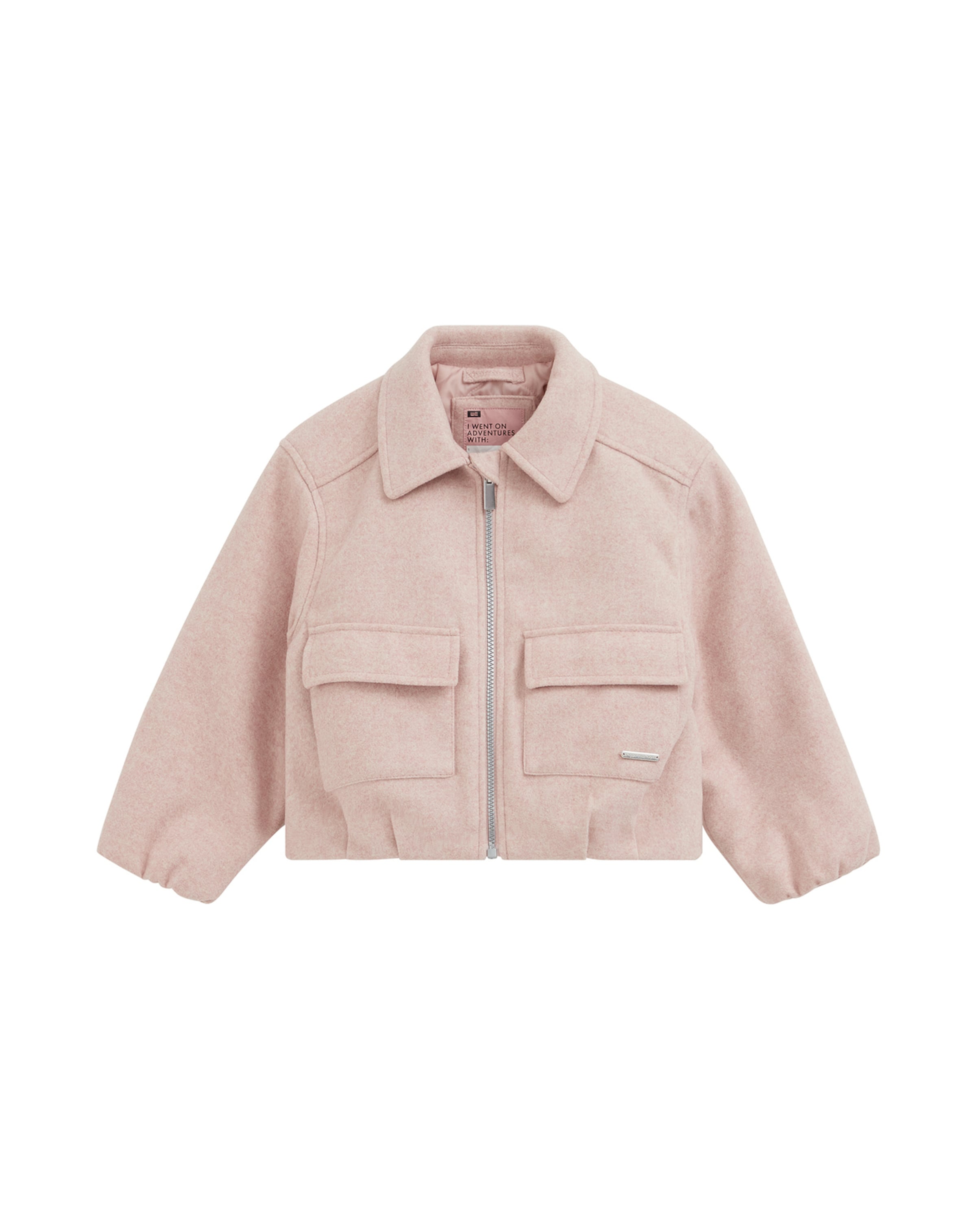 Giacca di mezza stagione di WE Fashion in rosa: frontale
