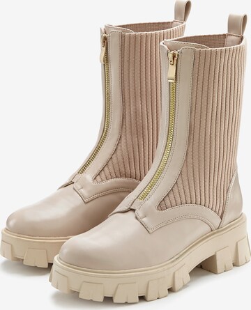 Bottines LASCANA en beige