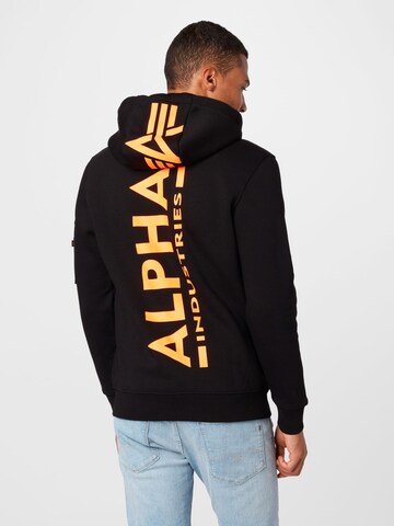 ALPHA INDUSTRIES Mikina – černá