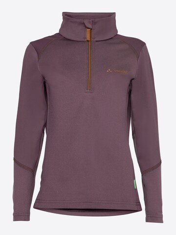 VAUDE Athletic fleece jacket 'Livigno' in Purple: front