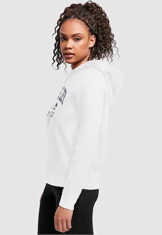 Merchcode Sweatshirt 'Berkeley University - Bear' in White