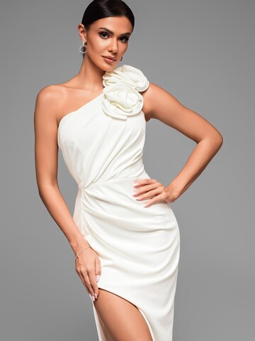 Ombre Evening dress in Beige