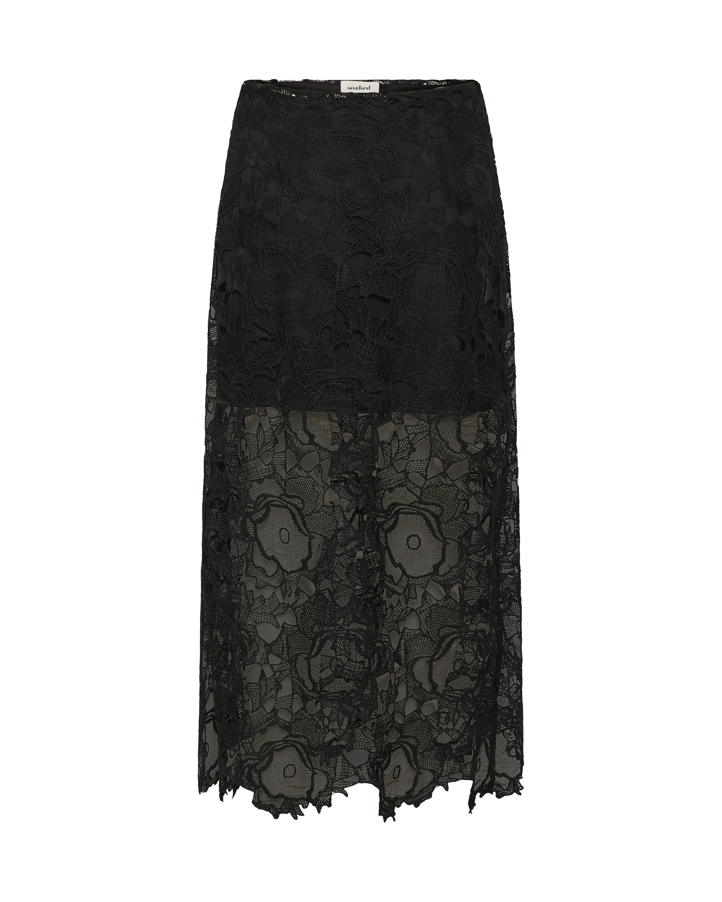 SOAKED IN LUXURY - Falda en negro: frente