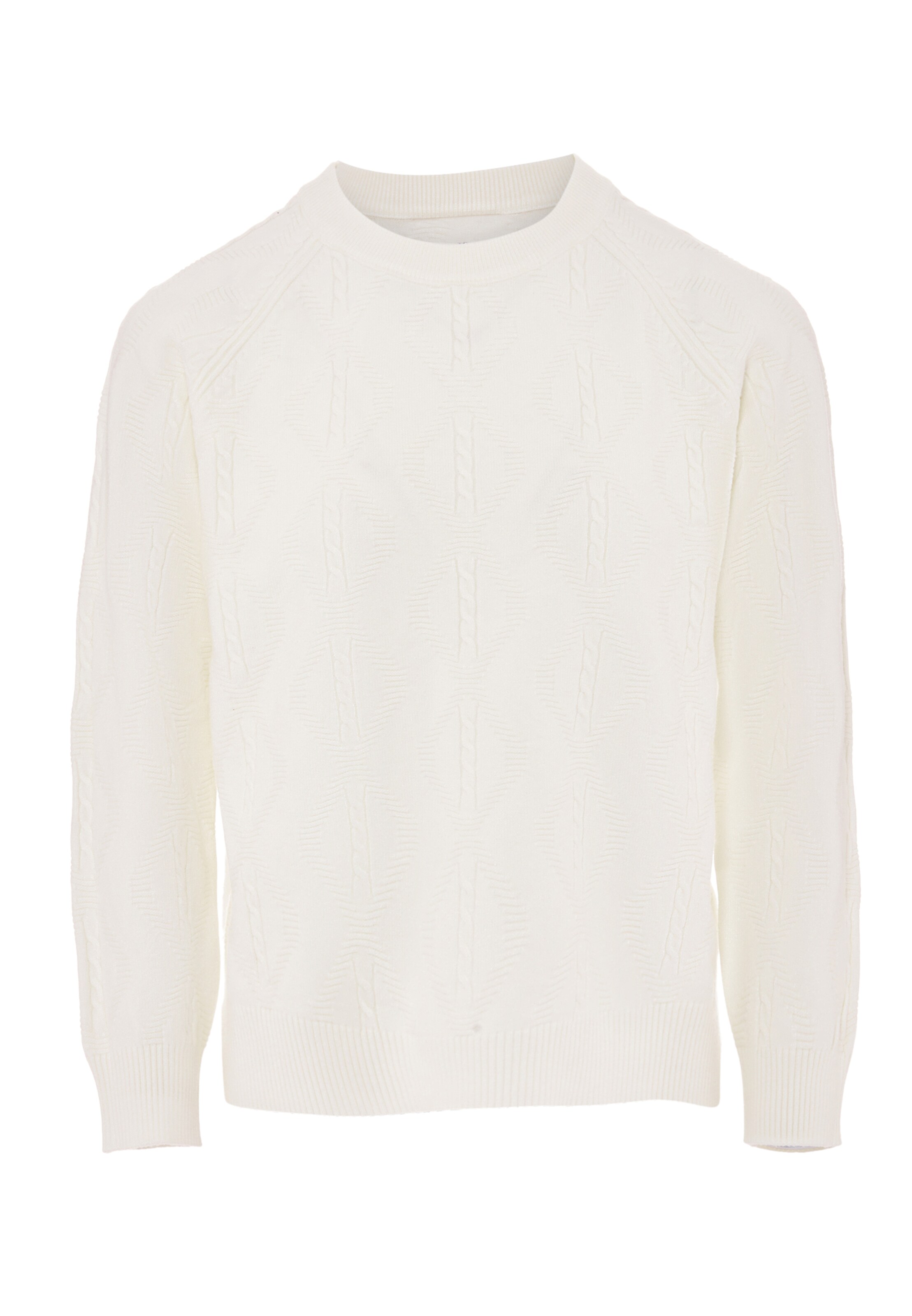 Jalene Trui in Wit: voorkant