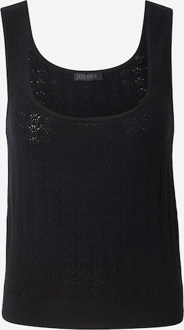 Top in maglia 'NINA' di GUESS in nero: frontale