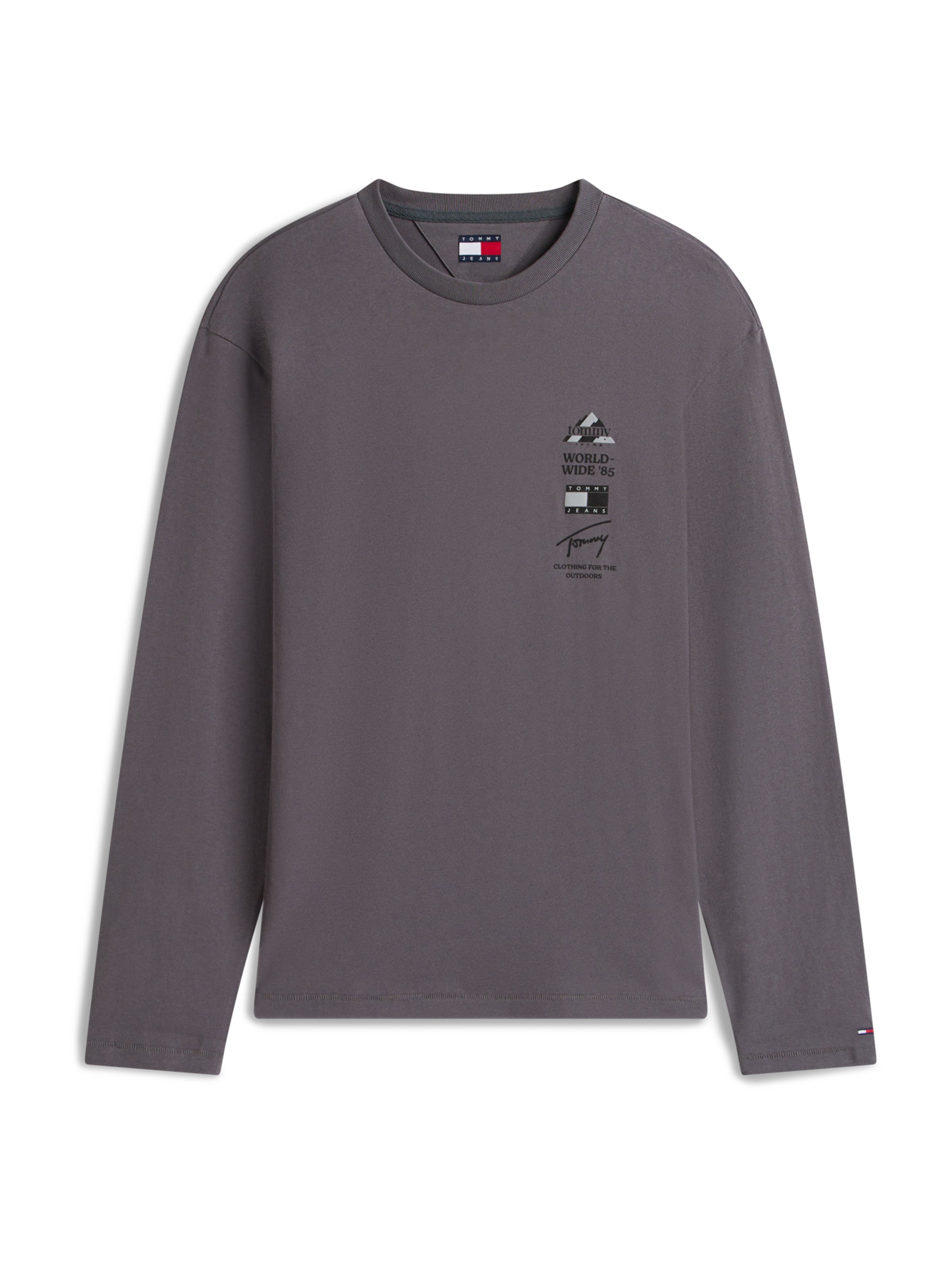 Tommy Jeans Μπλουζάκι σε γκρι: μπροστά