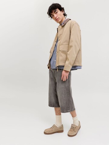 JACK & JONES Baggy Shorts in Grau