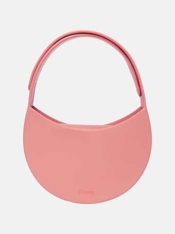 O bag Shoulder Bag in Pink: front