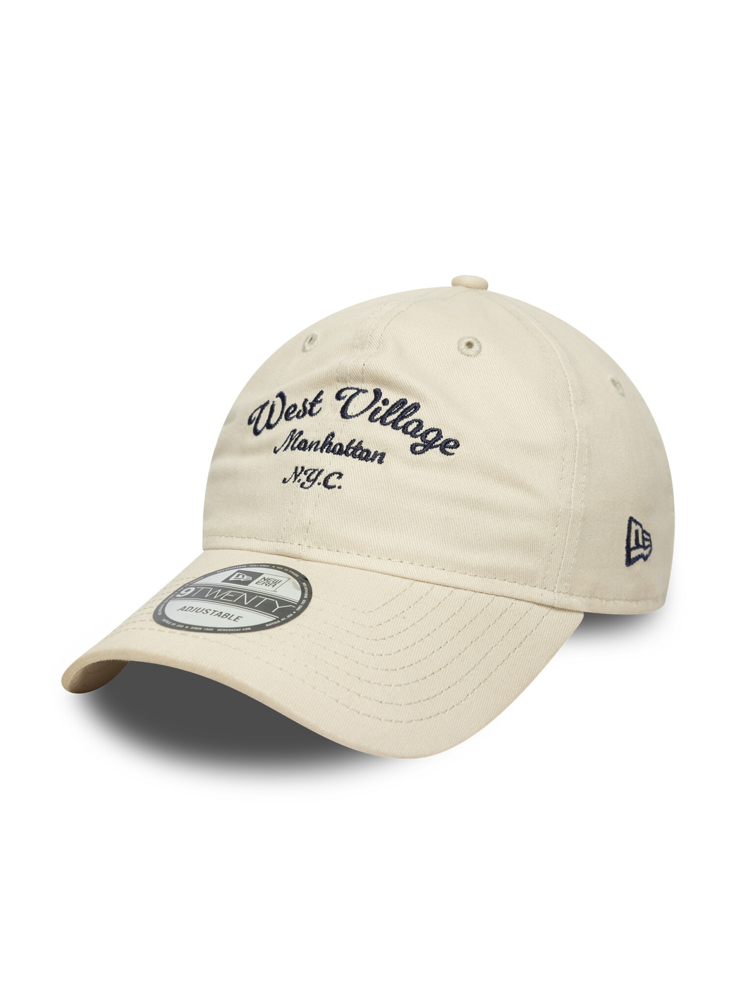 NEW ERA Cap '9TWENTY New Era Wordmark' in Beige: front