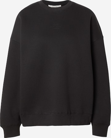 MADS NORGAARD COPENHAGEN Collegepaita 'Atli' värissä musta: etupuoli