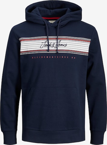 JACK & JONES Sweatshirt 'Leo' in Blue: front