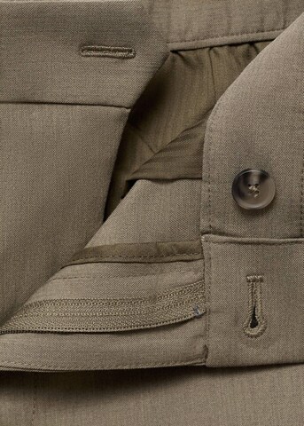 MANGO MAN Slimfit Hose 'Bologna' in Grün