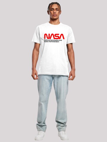 F4NT4STIC T-Shirt 'NASA Aeronautics And Space' in Weiß