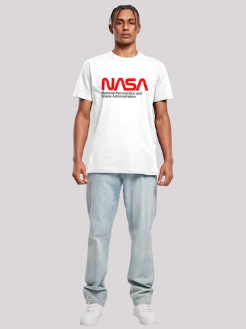 F4NT4STIC Shirt 'NASA Aeronautics And Space' in White