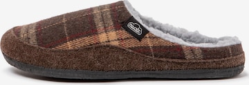 Nuvola. - Zapatillas de casa 'Zueco Nessy' en marrón: frente