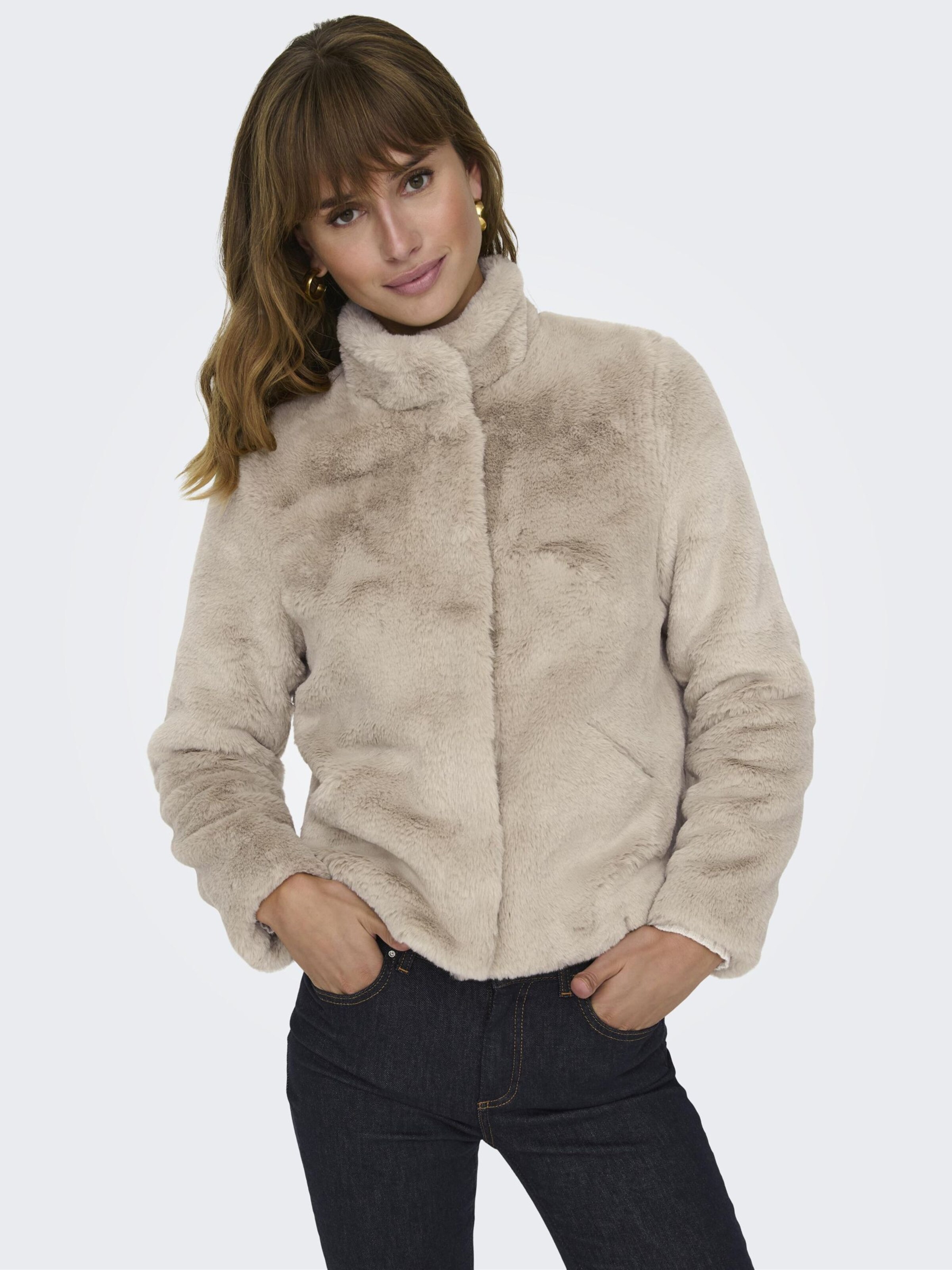 Only vida shop faux fur jacket