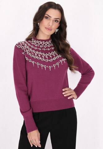 faina - Jersey en lila: frente