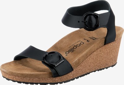 PAPILLIO Keilsandalette 'Soley' in schwarz, Produktansicht