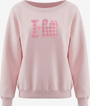 Sweat-shirt MYMO en rose : devant