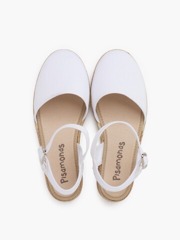 Pisamonas - Sandalias en blanco