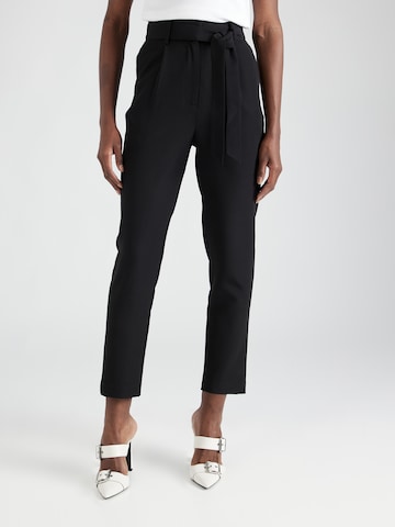 Coupe slim Pantalon à pince Dorothy Perkins en noir : devant