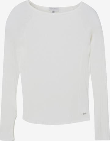 T-shirt Pull&Bear en blanc : devant