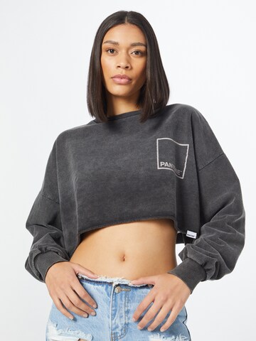 Misspap - Sweatshirt em cinzento: frente