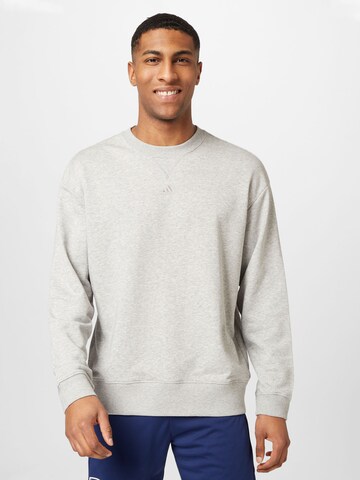 ADIDAS SPORTSWEAR Athletic Sweatshirt 'All Szn French Terry' in Grey: front