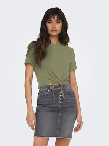 T-shirt 'MAY' ONLY en vert : devant