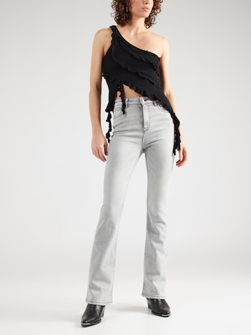 ONLY Flared Jeans 'MILA' in Grau: predná strana