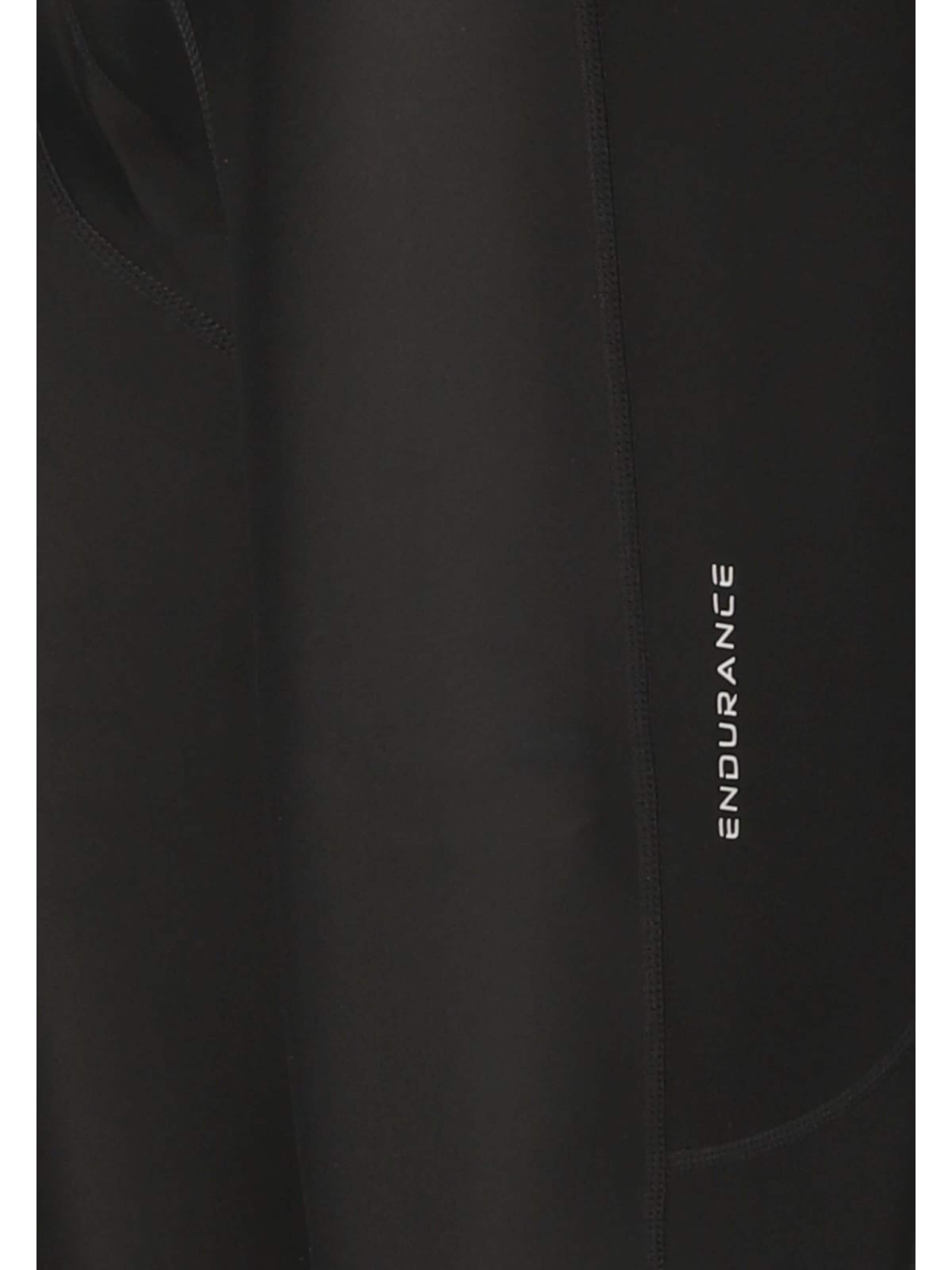 ENDURANCE Skinny Leggings 'Gorsk V2 M Long Cycling Tights W/Bib' in Black