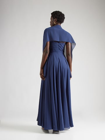 mascara - Vestido en azul