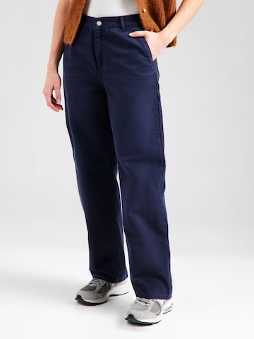 Carhartt WIP Loosefit Nadrág 'Pierce' - kék: elől