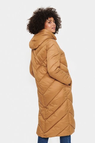 SAINT TROPEZ Winter coat 'Catja' in Beige