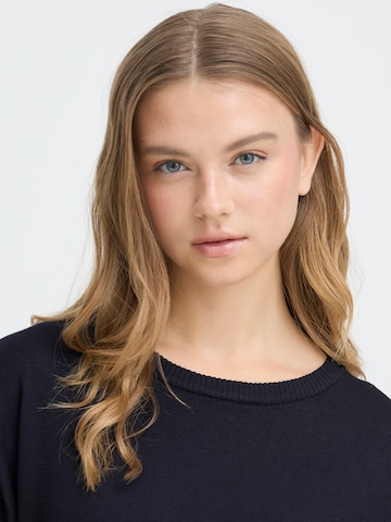 ICHI - Vestido de malha 'IHLULS' em azul