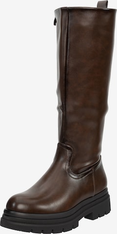 Salinyang Boots in Brown: front