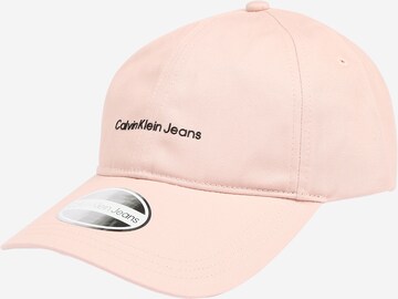 Calvin Klein Jeans Sapkák 'INSTITUTIONAL' - rózsaszín: elől