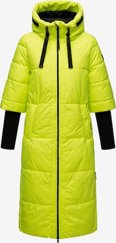 NAVAHOO Winter Coat 'Ciao Miau XIV' in Green