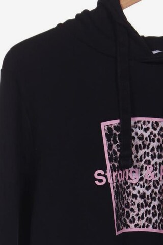 NA-KD Sweatshirt & Zip-Up Hoodie in M in Black