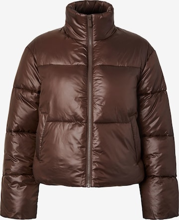 PIECES - Chaqueta de entretiempo en marrón: frente