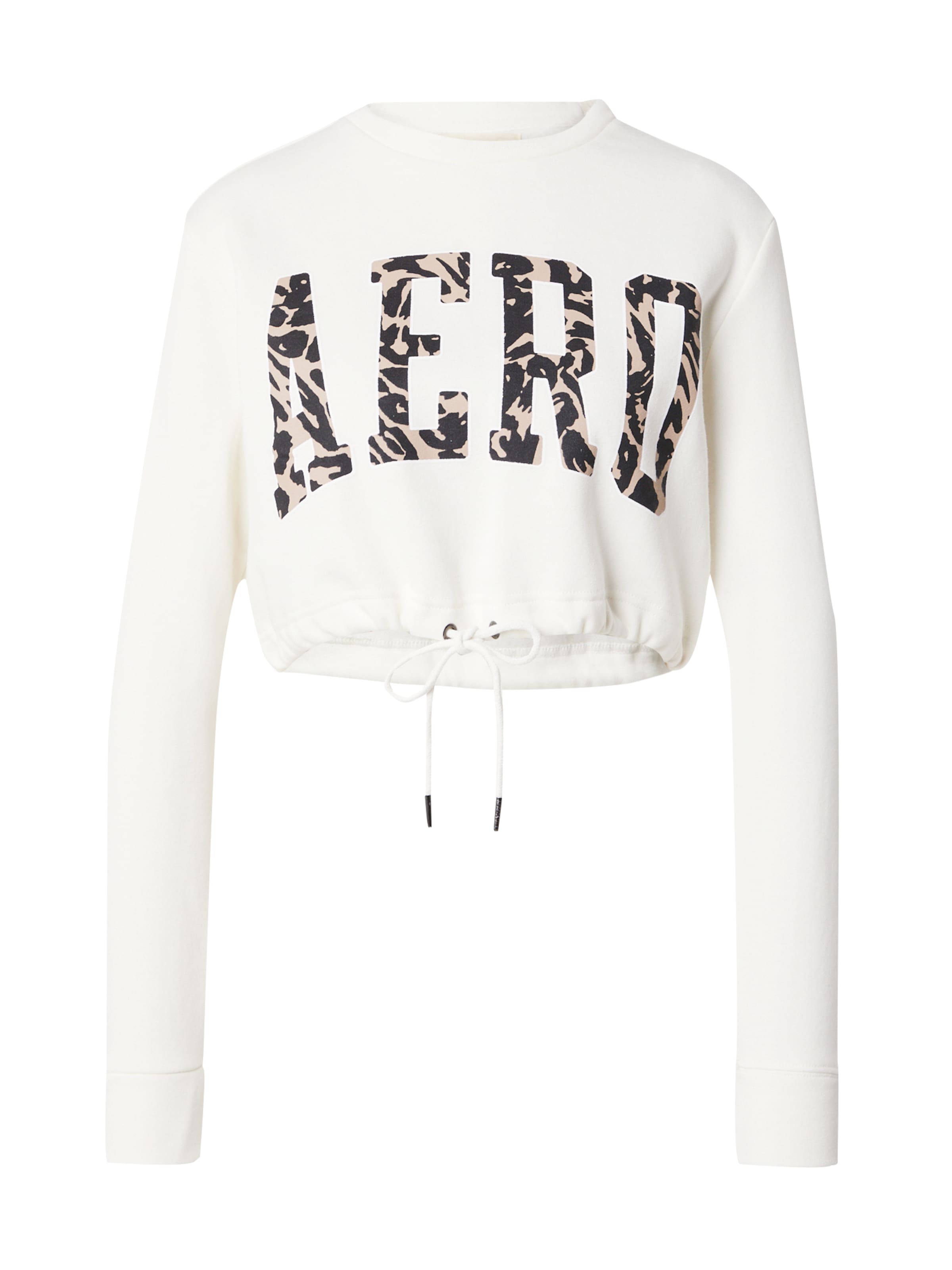 AÉROPOSTALE Sweatshirt in Weiß: Vorderseite
